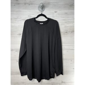 LuLaRoe Shirt Womens XL Black Long Sleeve Erin Pullover Stretch Casual Comfort